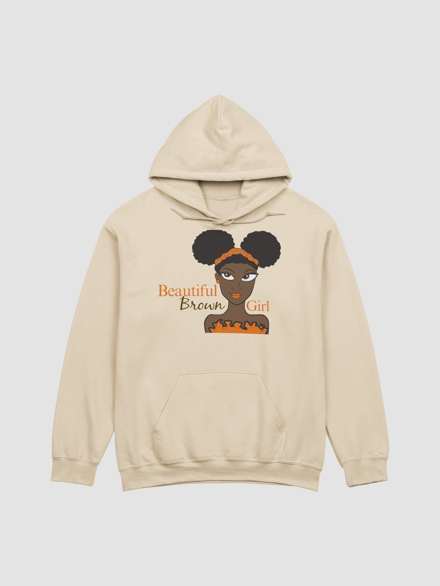 Chocolate Beautiful Brown Girl Hoodie product image (3)