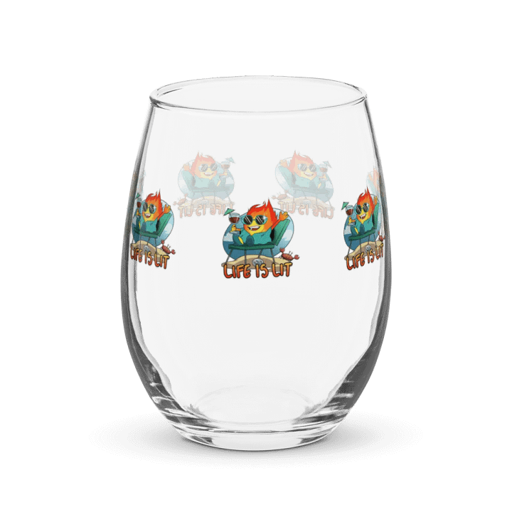 Mamaflame Life Is Lit Cocktail Glass product image (1)