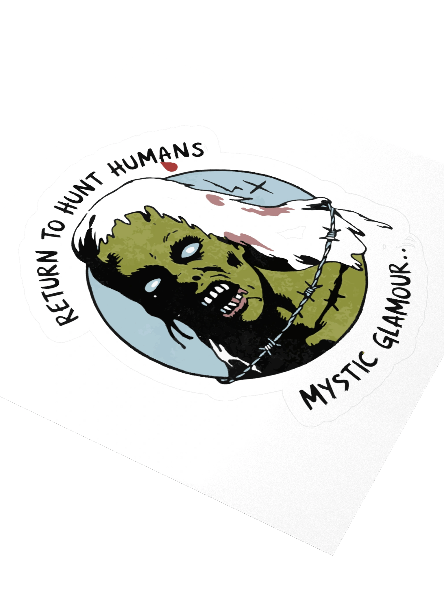 Mystic Glamour Zombie Kiss Cut Stickers product image (8)