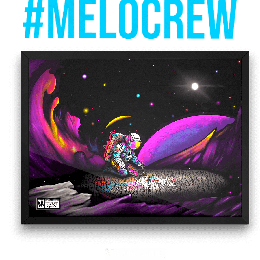 #MELOtober 2023 Personalized MELO CREW Founders - Framed Poster | #MadeByMELO product image (2)
