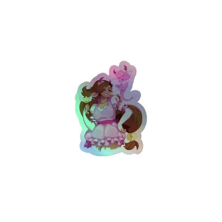 Magical GIrl Michi Holographic Sticker product image (1)