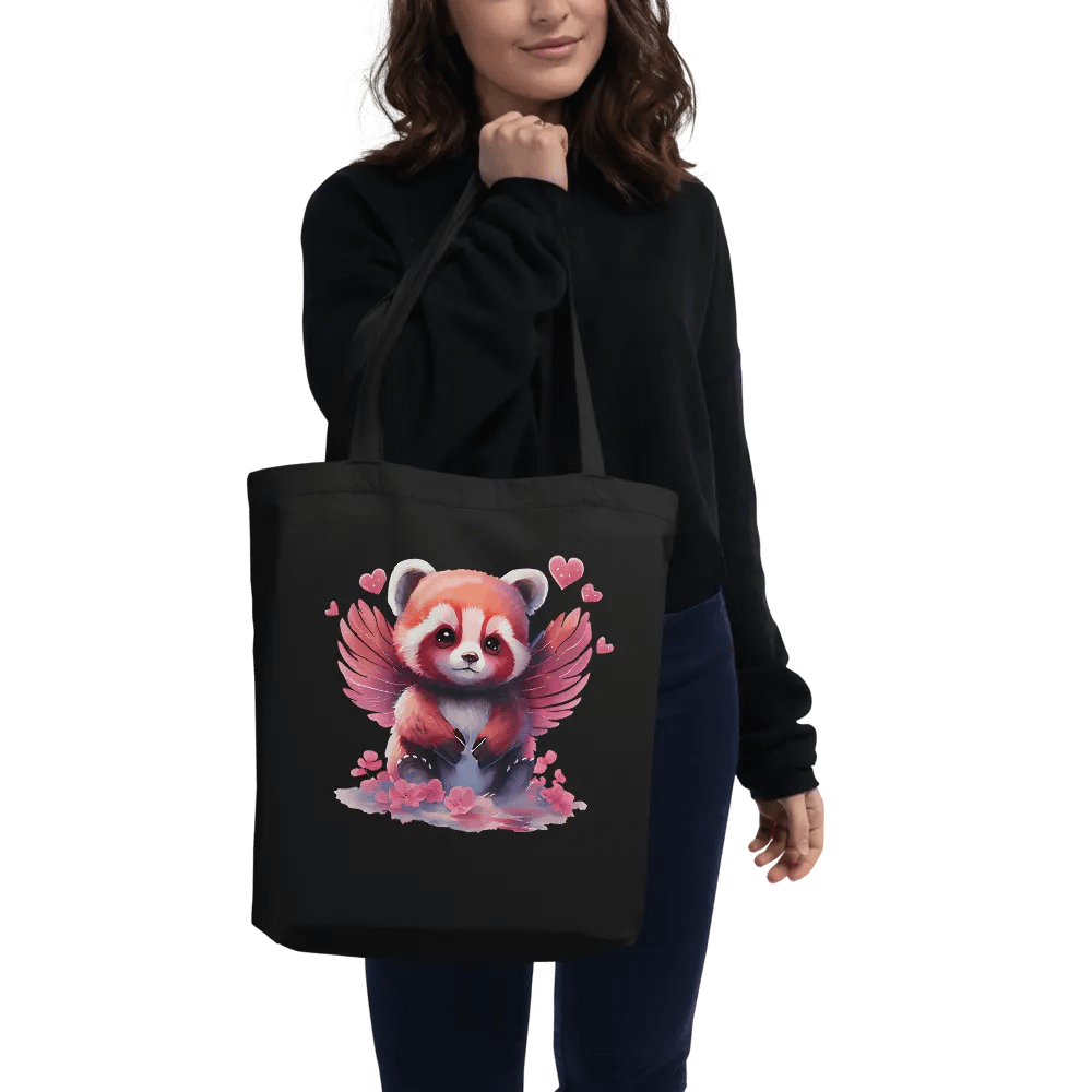 Love-Struck Red Panda Eco Tote product image (3)