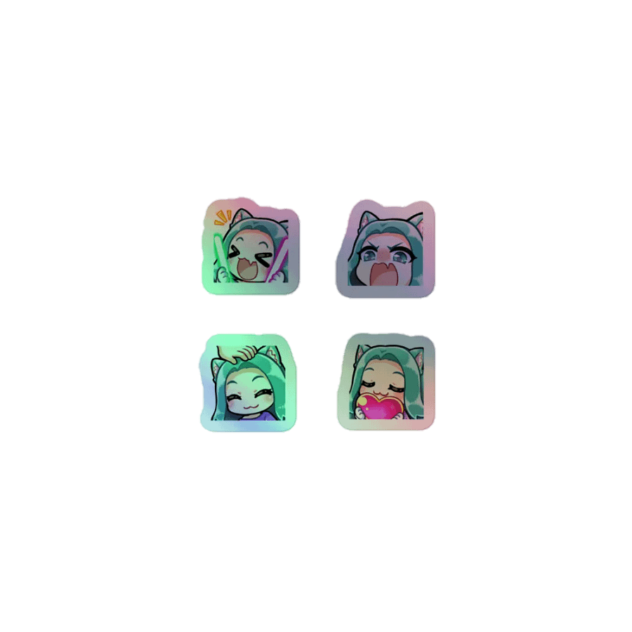 Emotionally Holographic Sticker Set B product image (1)