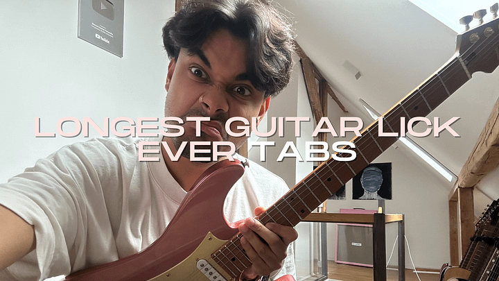 Longest Guitar Lick Ever TABS product image (1)