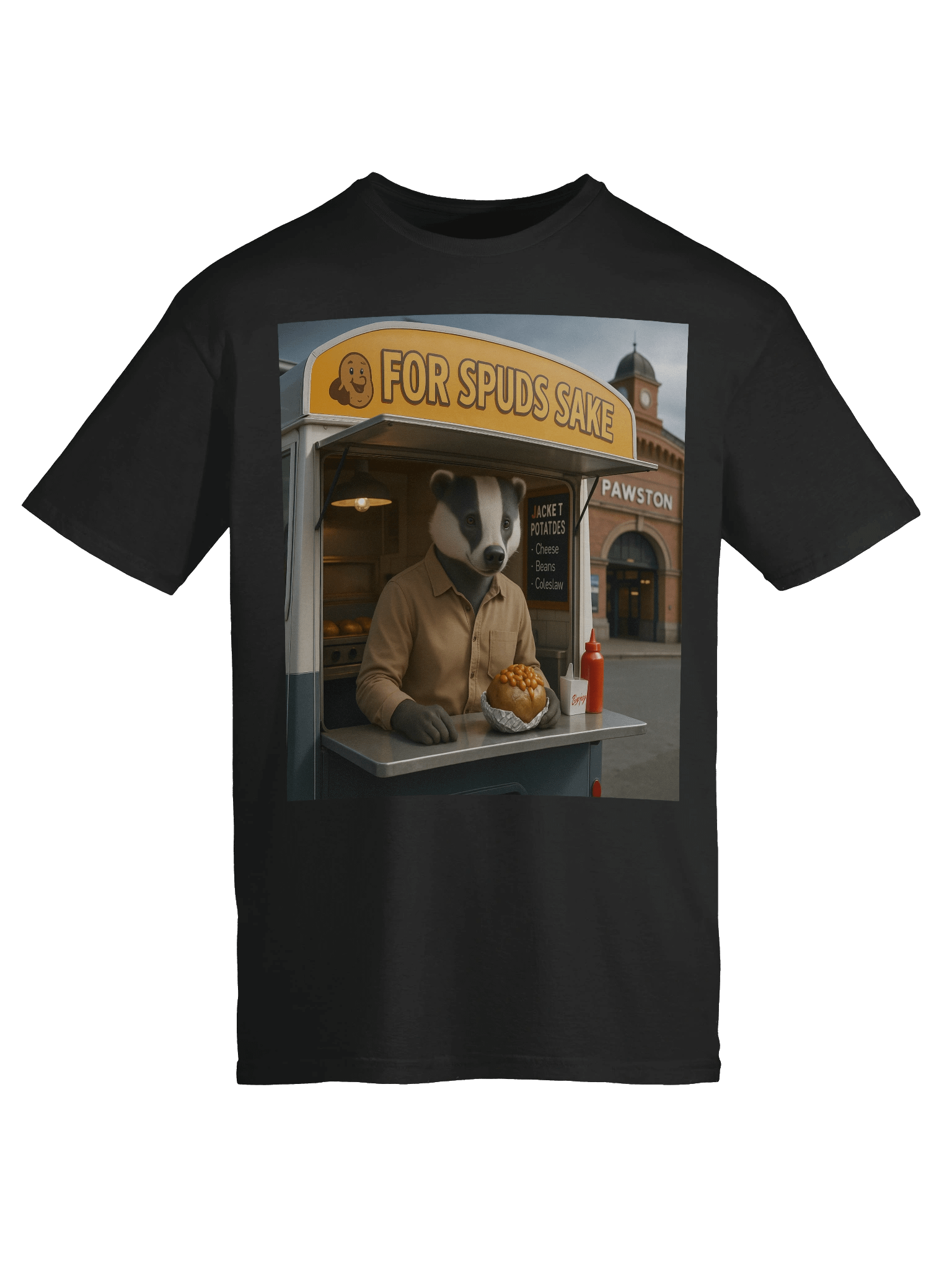 For Spuds Sake Badger T-Shirt product image (75)