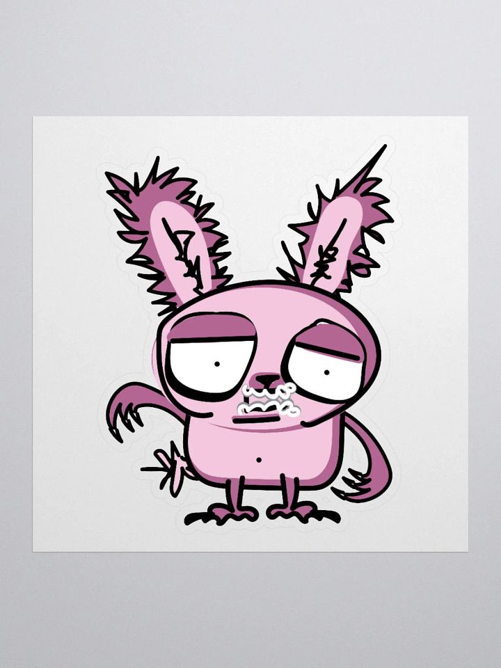 Cuddly Rabid Bunny Sticker product image (2)