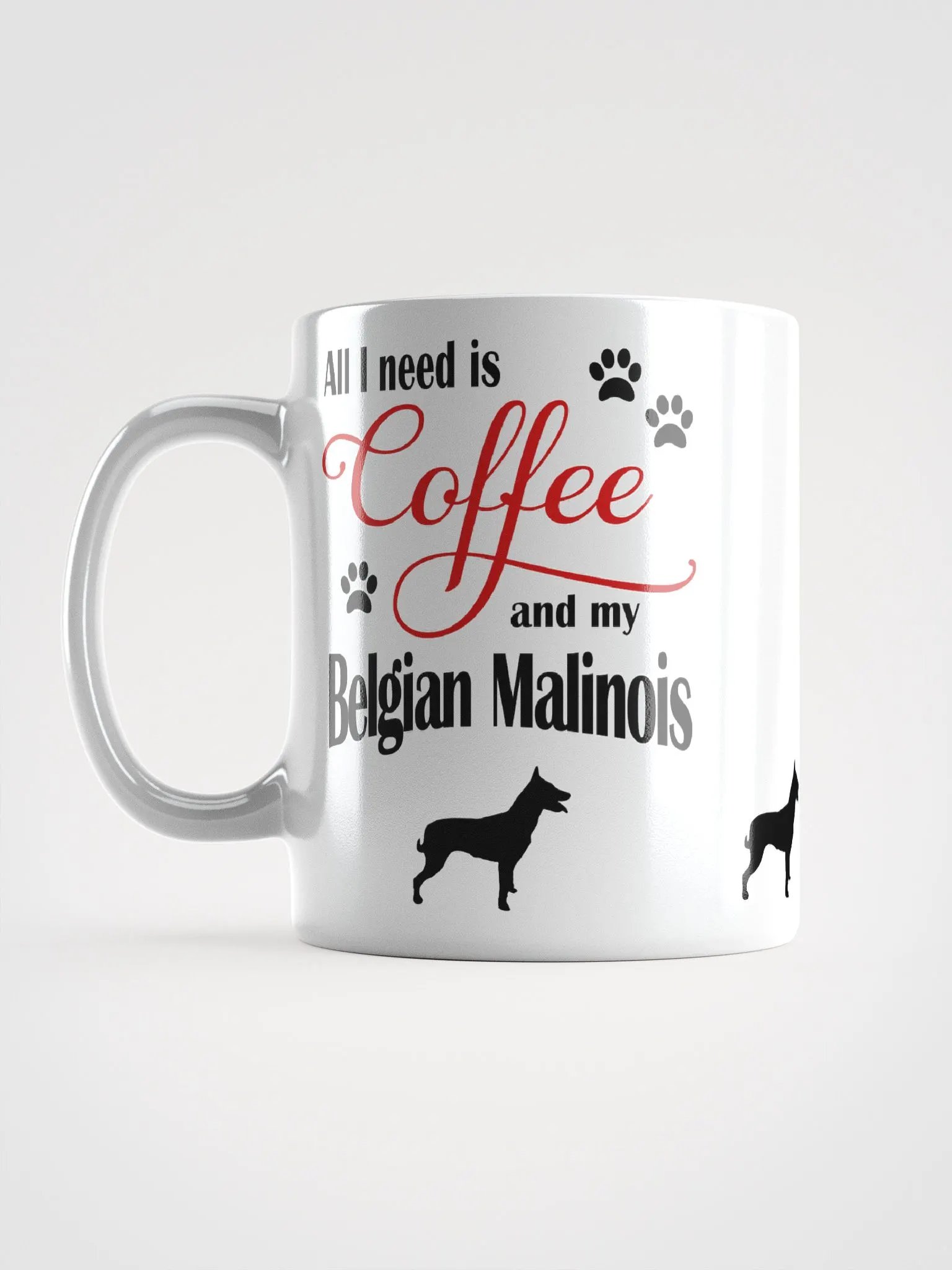 Coffee and my Belgian Malinois Mug product image (6)