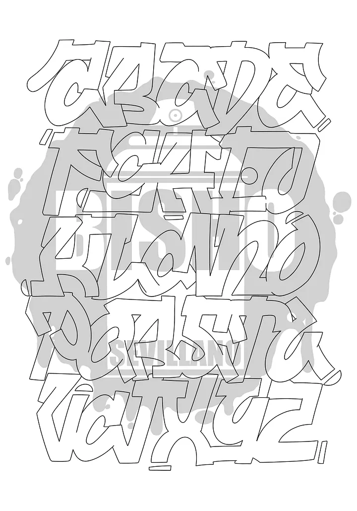 GRAFFITI ALPHABET - PIECE product image (2)
