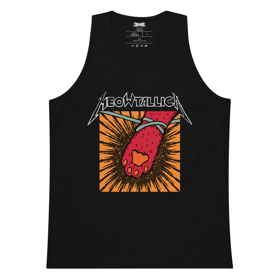 Meowtallica tank top product image (1)
