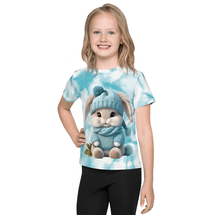 Urban Edge Bunny Bliss All-Over Print Kid's T-Shirt product image (1)
