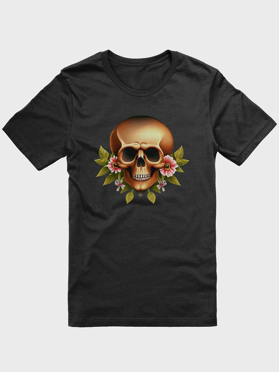 Skull with Nice Flowers Skull, skulls, skull art design, skeleton, skull and bones, scary, skull tattoo, artistic skull, human skull, dark skull, bones, Halloween, flowers product image (9)