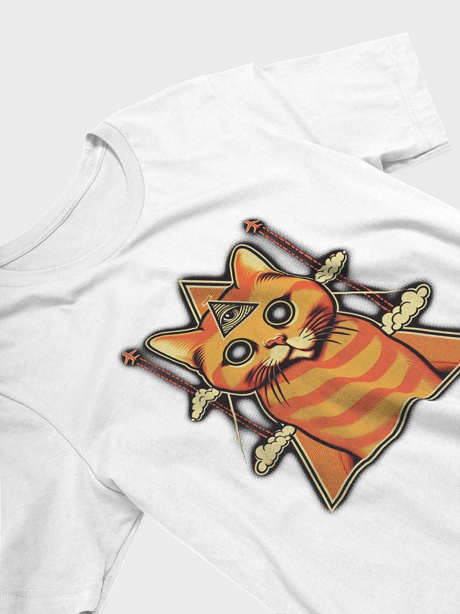 Illuminati Chemtrails Cat Tee - Light Colors product image (31)