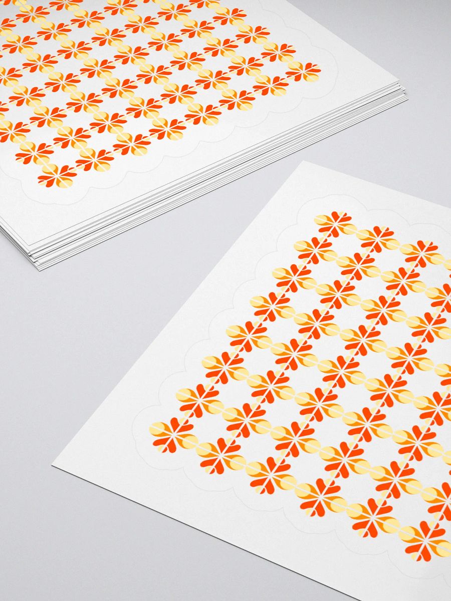 Geometric Floral Pattern Sticker Set product image (12)