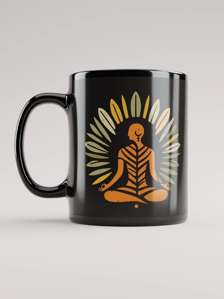 Zen Leaf Meditation - Ancient Wisdom Meets Boho Style Mug product image (12)