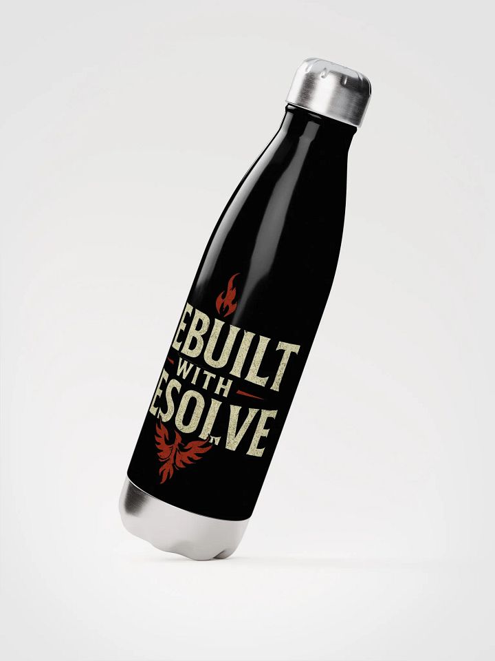 "Phoenix Fuel – Rebuilt With Resolve Water Bottle" product image (2)