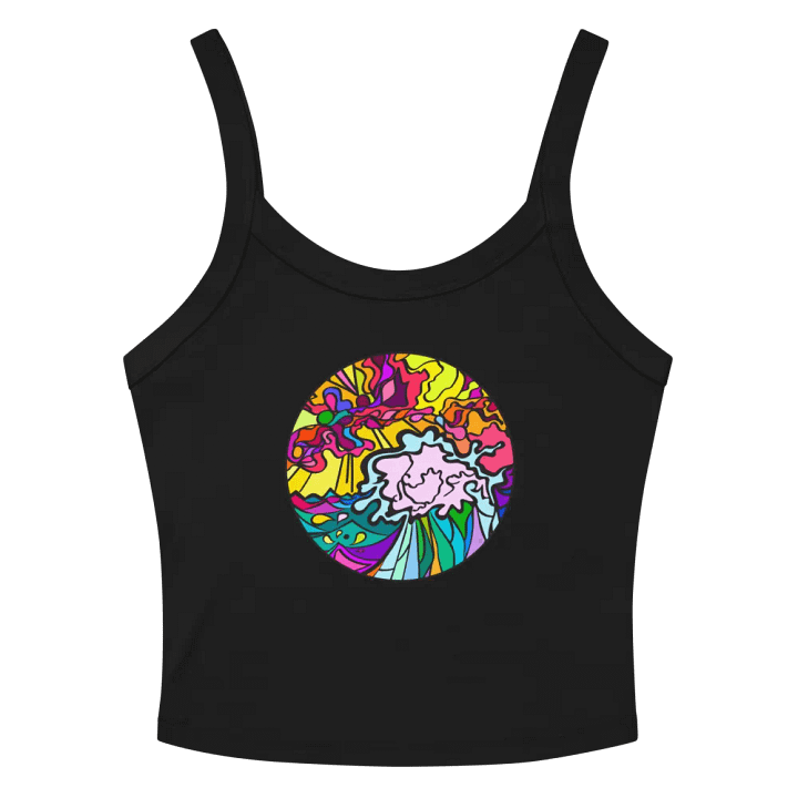 Psychedelic Waves Women's Tank Top - Wave at Sunset product image (10)