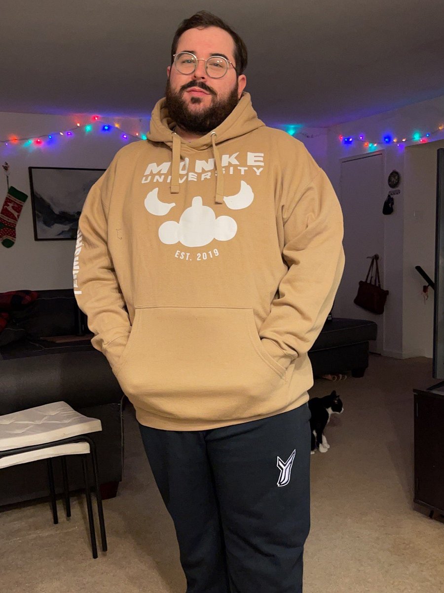 Monke University Print Hoodie product image (2)