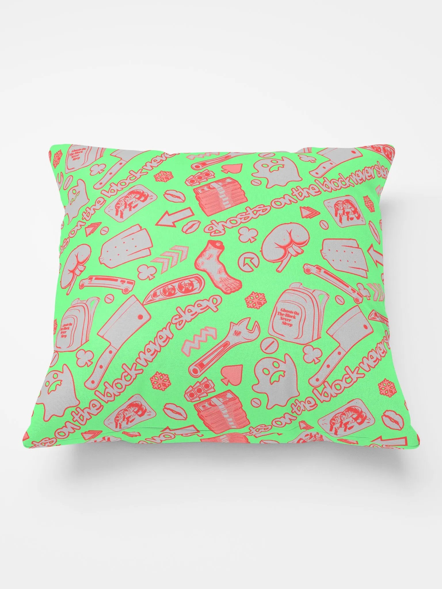 A8M - Ghosts On The Block Never Sleep Shorty Pillow (September Shortcake) product image (1)