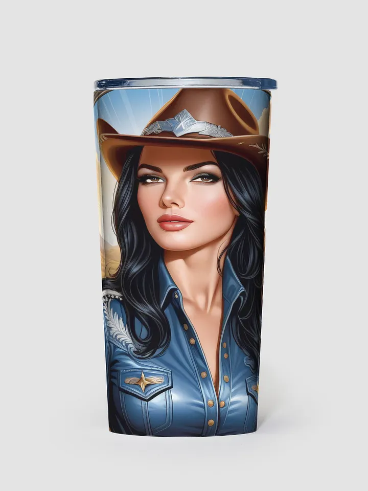 Beautiful Cowgirl 20 oz Stainless Steel Tumbler - V4 product image (1)