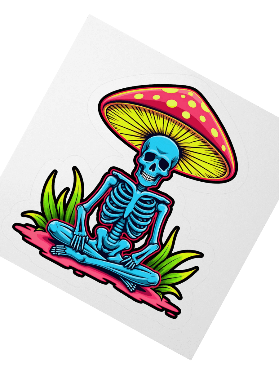 Skeleton Shroom Sticker product image (2)