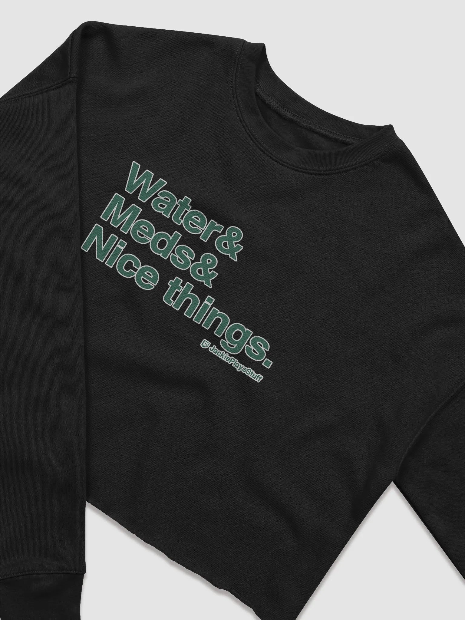 Water& Meds& Nice Things Crop Sweater product image (3)