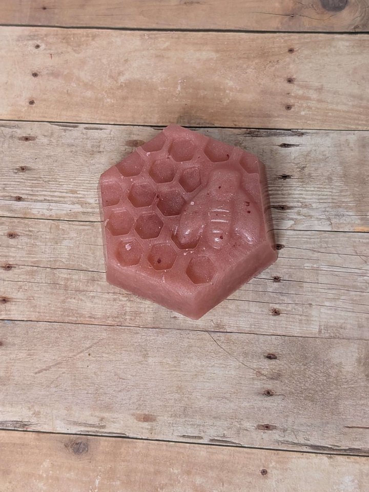 Pink Honeycomb Handmade Soap product image (2)