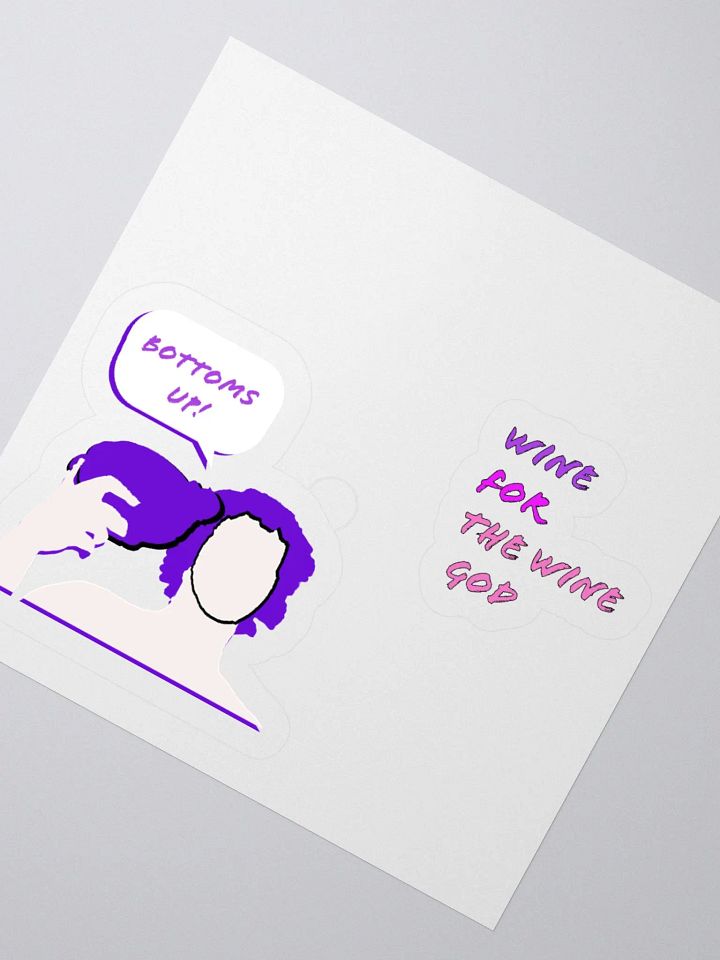 Dionysus Wine God Sticker Set product image (6)