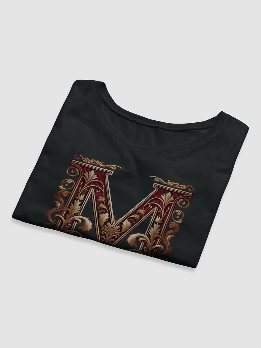 Vintage Floral Monogram Crop Tee product image (15)