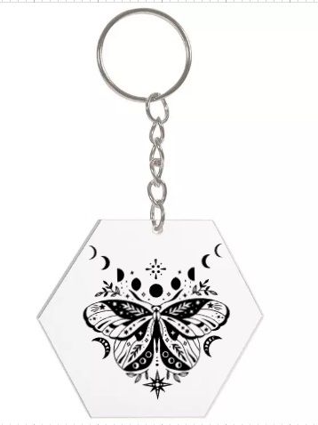Moth (Style 2)  Key Chain! product image (2)
