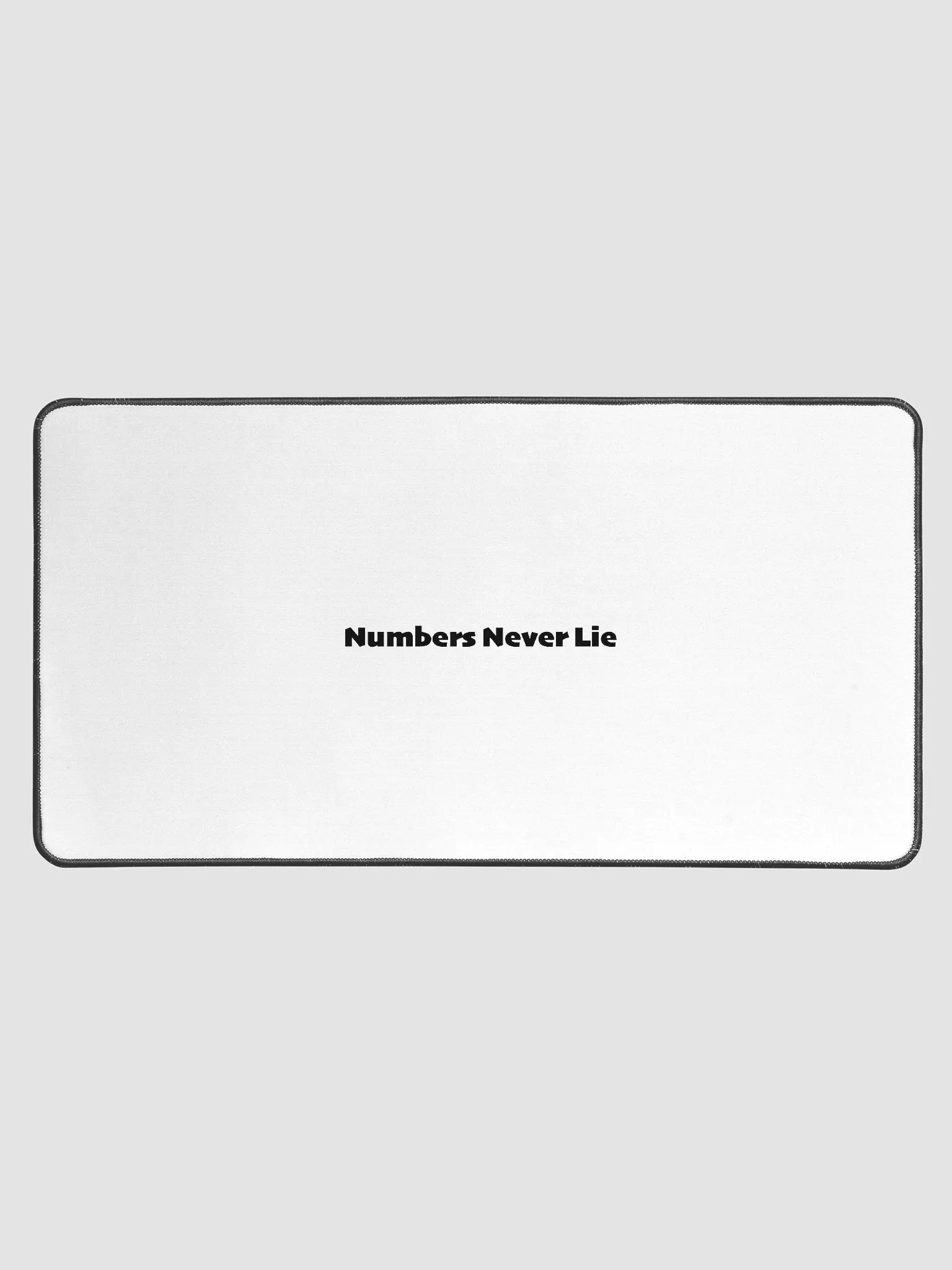 "Numbers Never Lie" Desk Mat product image (1)