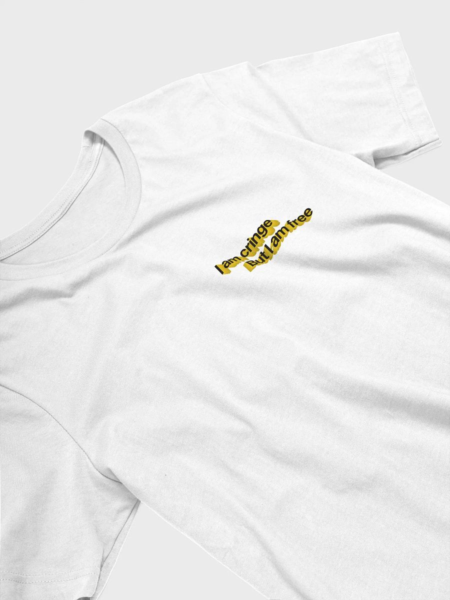 i am cringe but i am free (cow) t-shirt (100% cotton) product image (5)