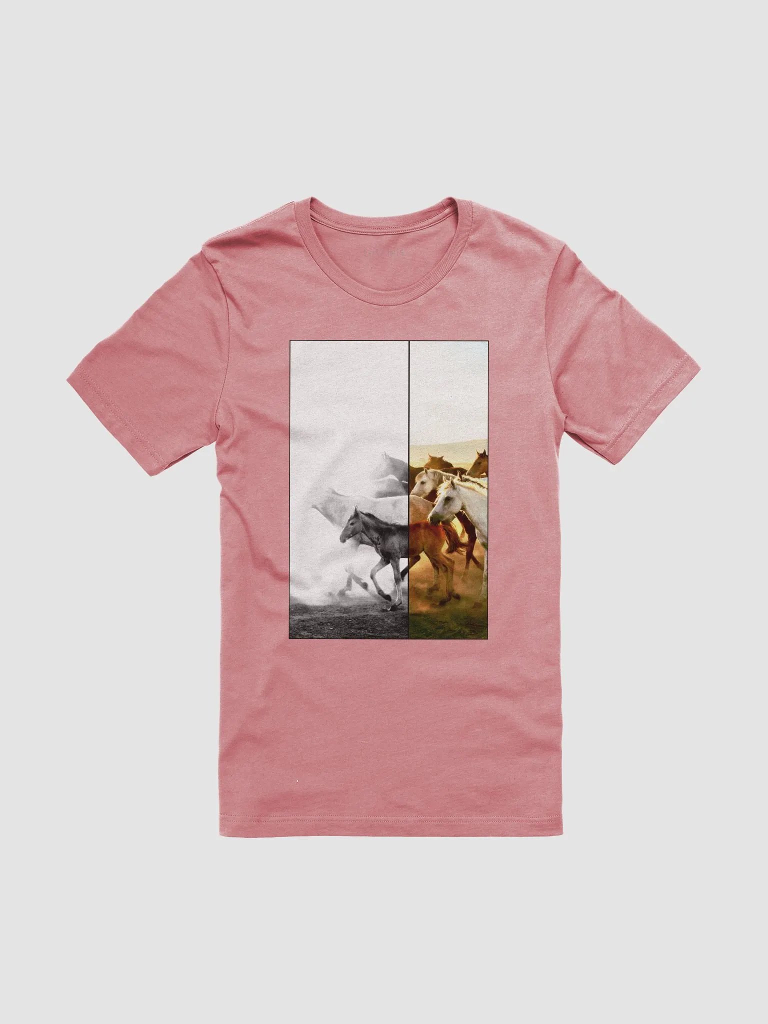 Wild Horses Disappearing Into The Void Unisex Tee product image (1)