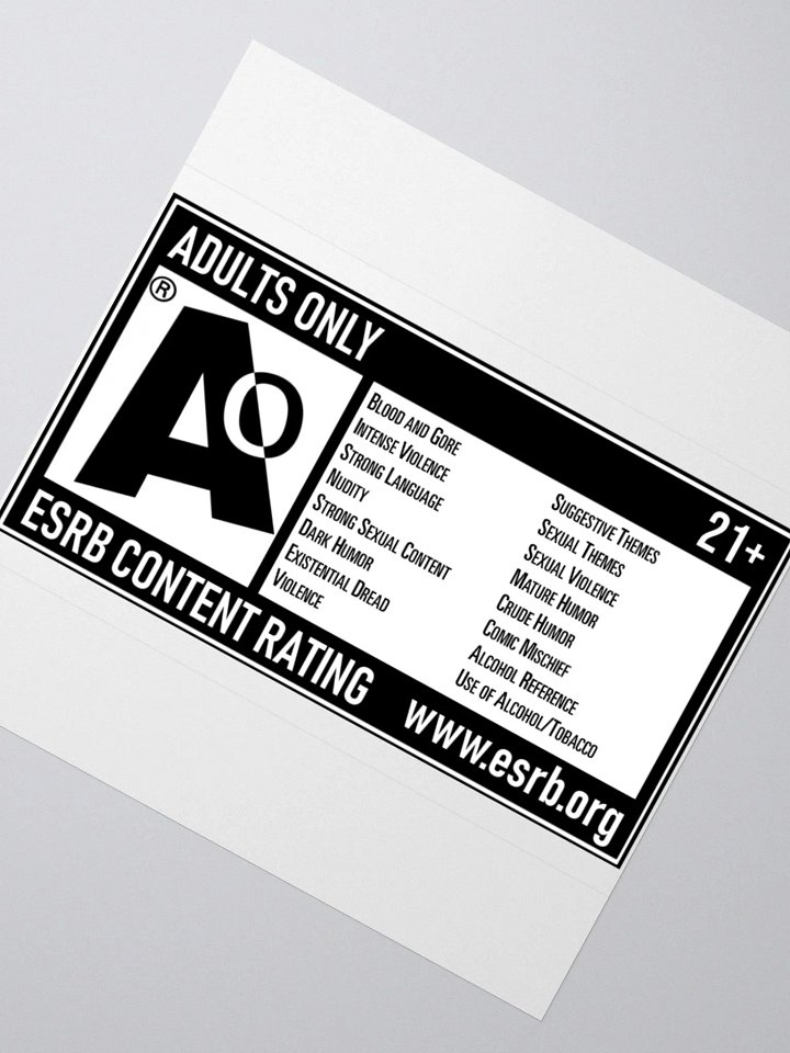 21+ Rating Sticker product image (6)