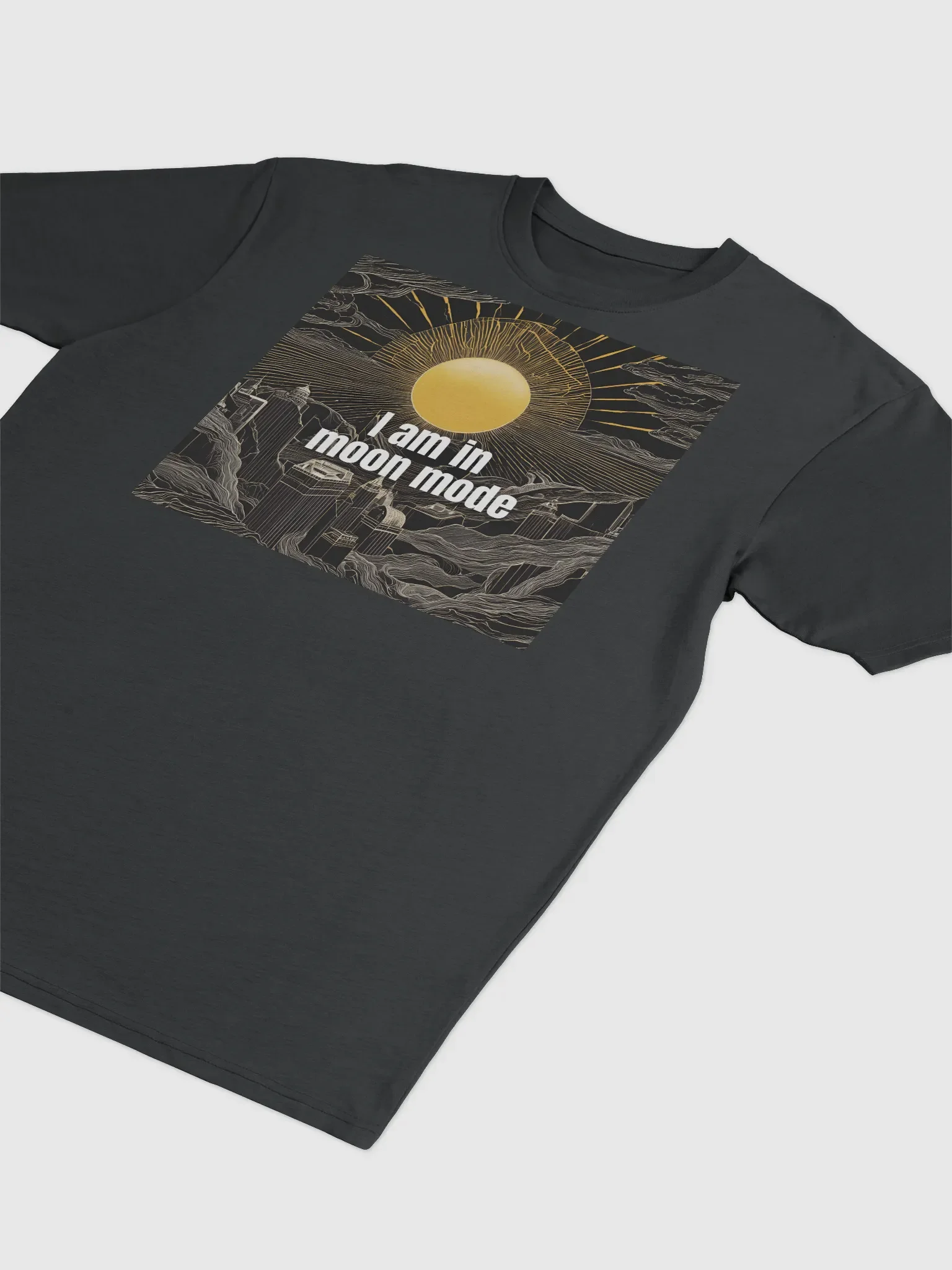 Sunlit Moon Mode Men's Premium Heavyweight Tee product image (3)