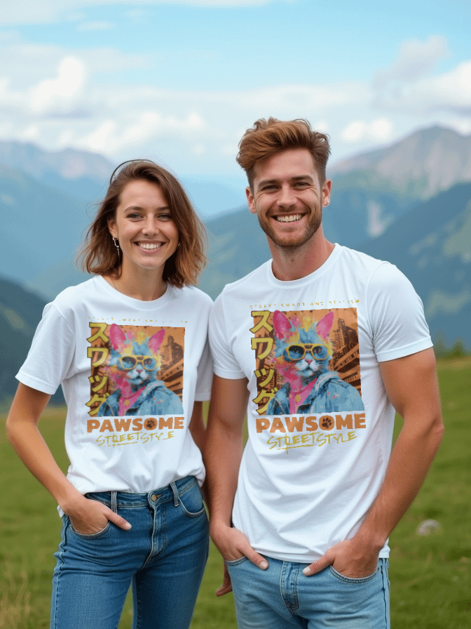 Pawsome Street Style | Gildan Heavyweight Unisex T-Shirt product image (1)