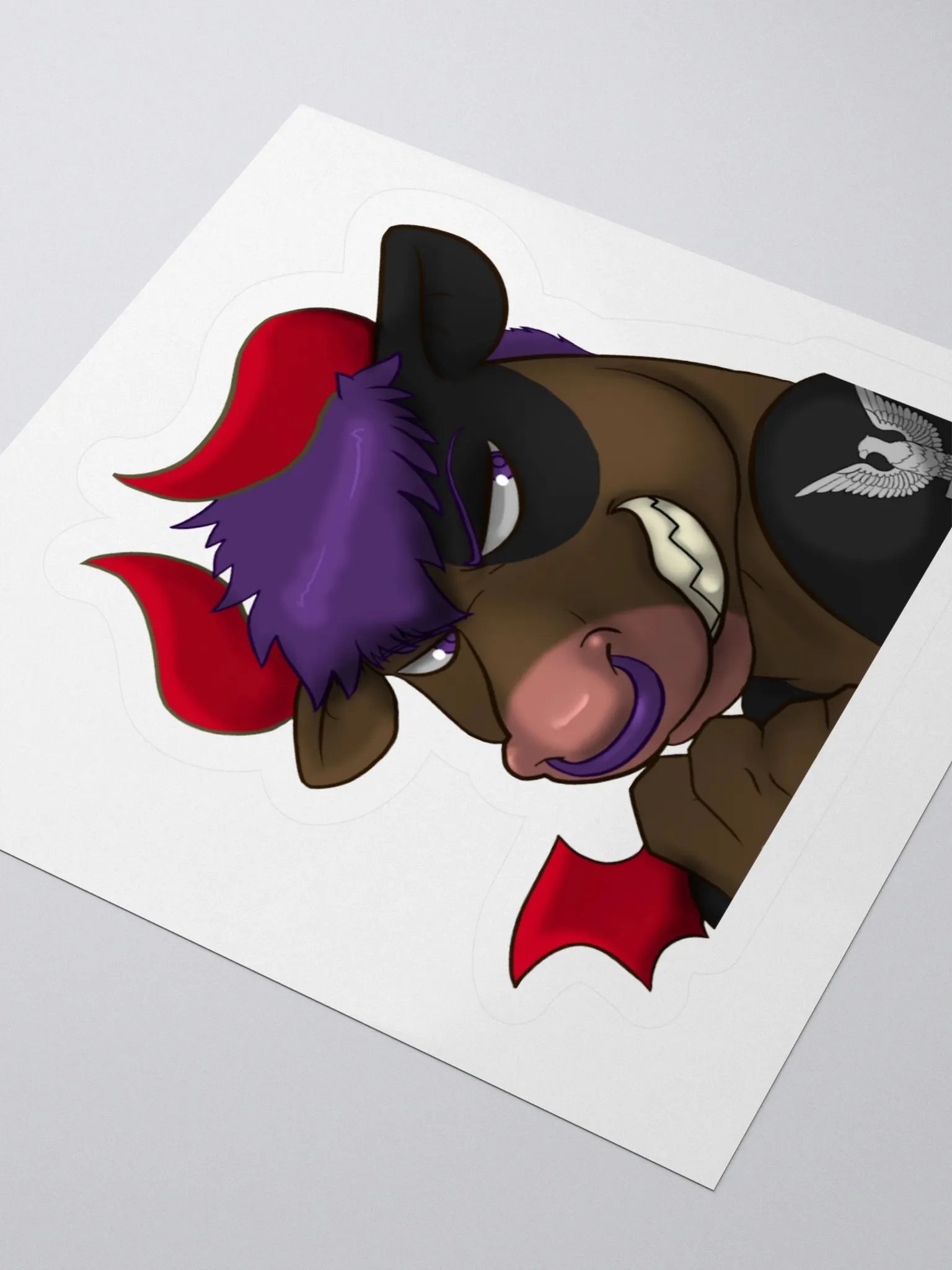 Yuuma Devil Emote Sticker product image (3)