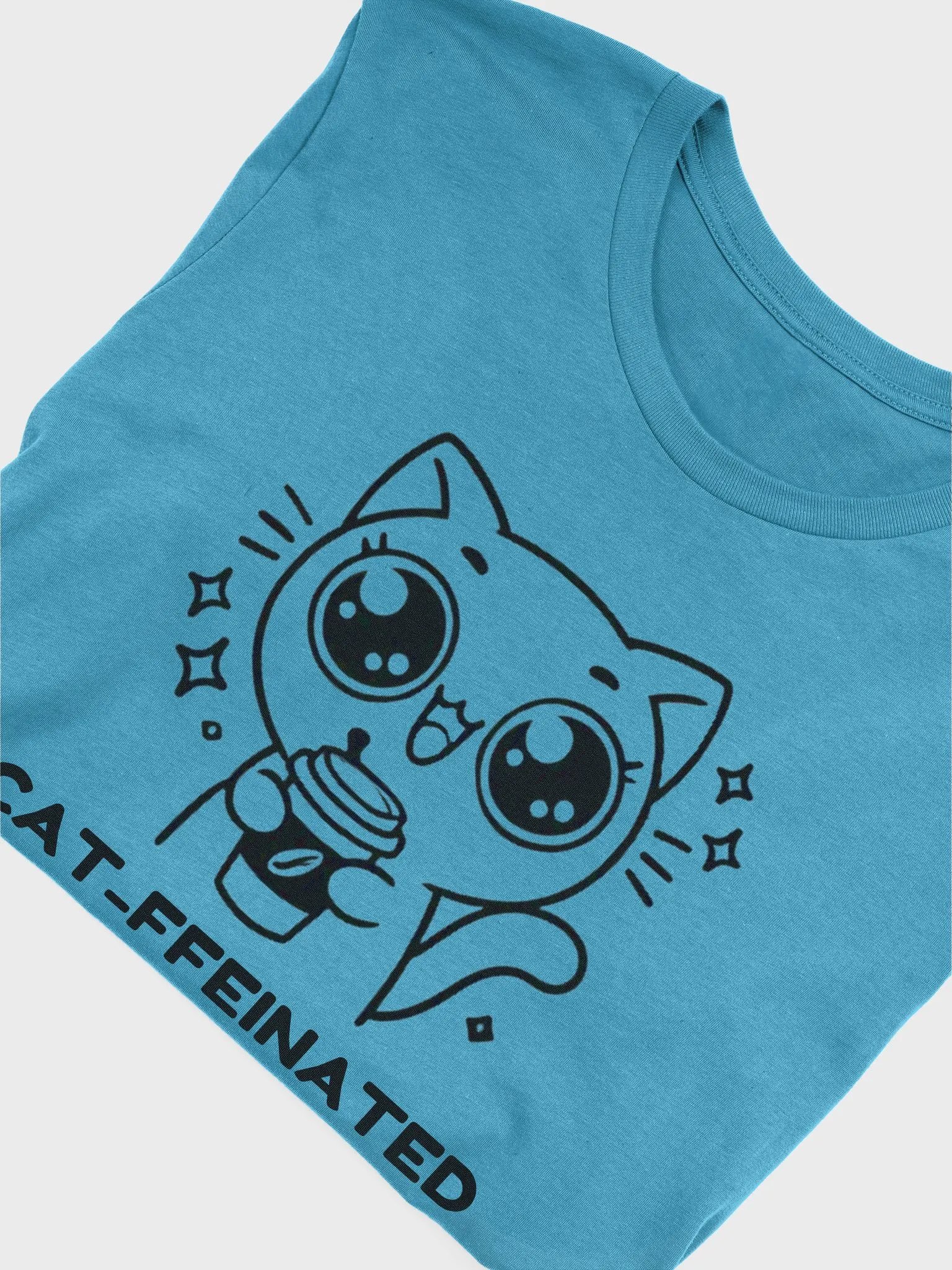 Cat-ffeinated - Unisex T-Shirt product image (5)