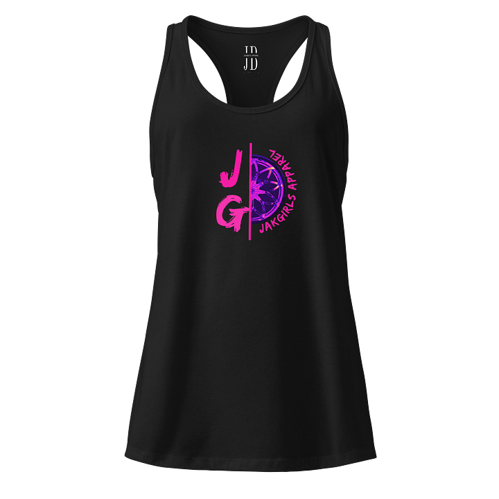 Womens Abstract Floral Racerback Tank product image (1)