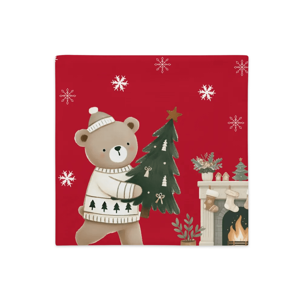 Festive Bear Holiday Pillowcase product image (7)