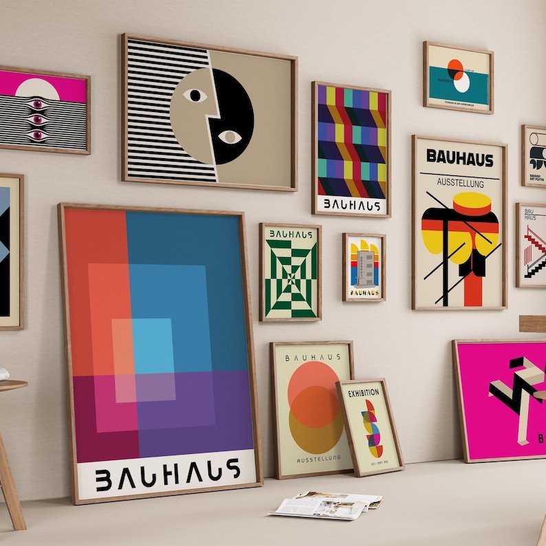 Bauhaus poster set of 3500+ premium printable wall art digital product image (5)