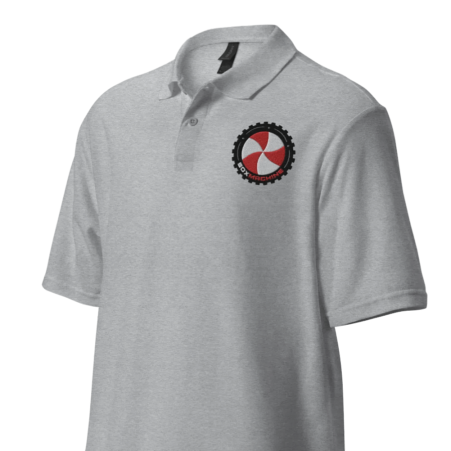 Sox Machine Pinwheel Logo Unisex Polo product image (3)