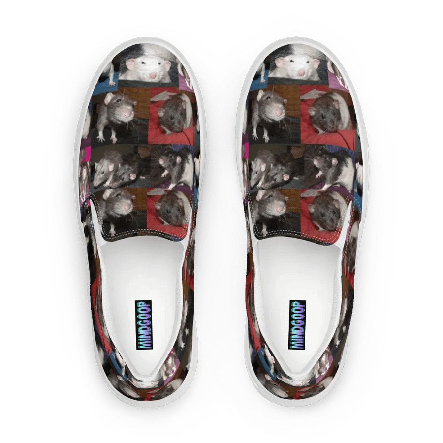 Rats galore, slip on canvas shoes (womens) product image (1)