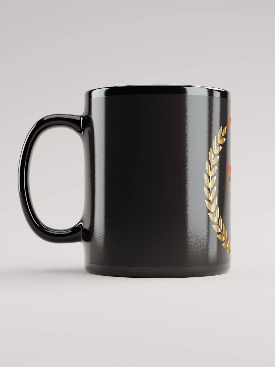 Victory Emblem Black Glossy Mug product image (6)