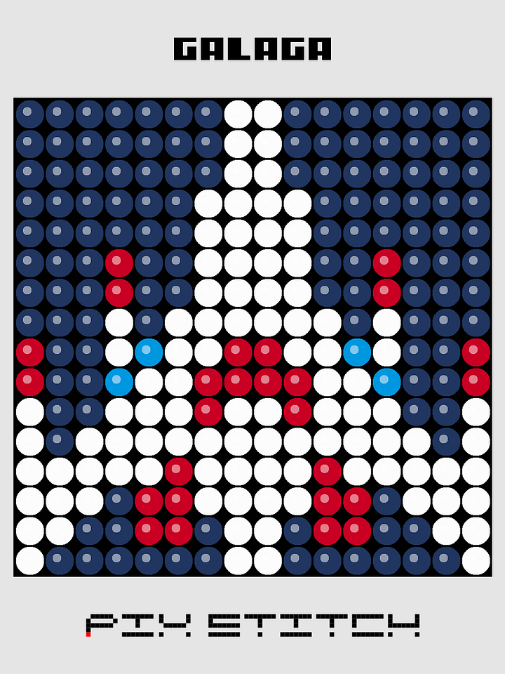 Galaga Pixel Art product image (1)