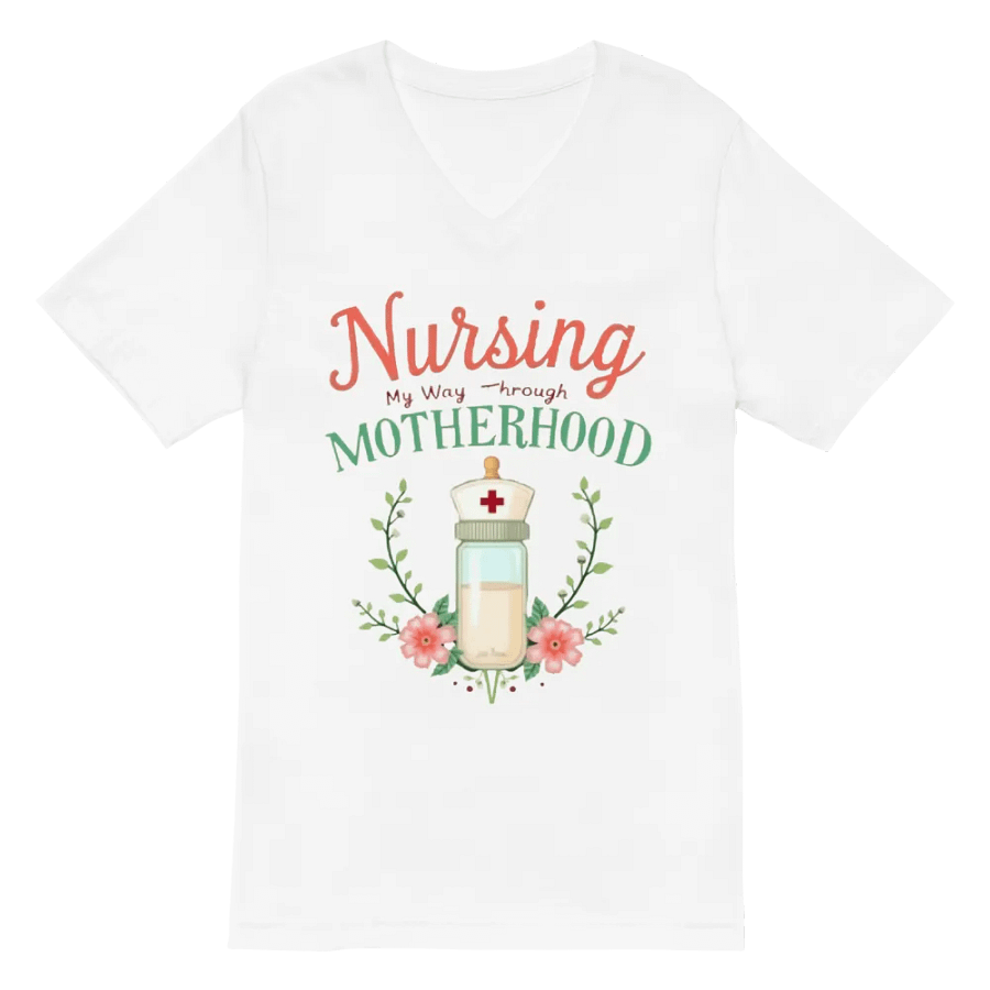 Nurse Mom V-Neck Tee product image (6)