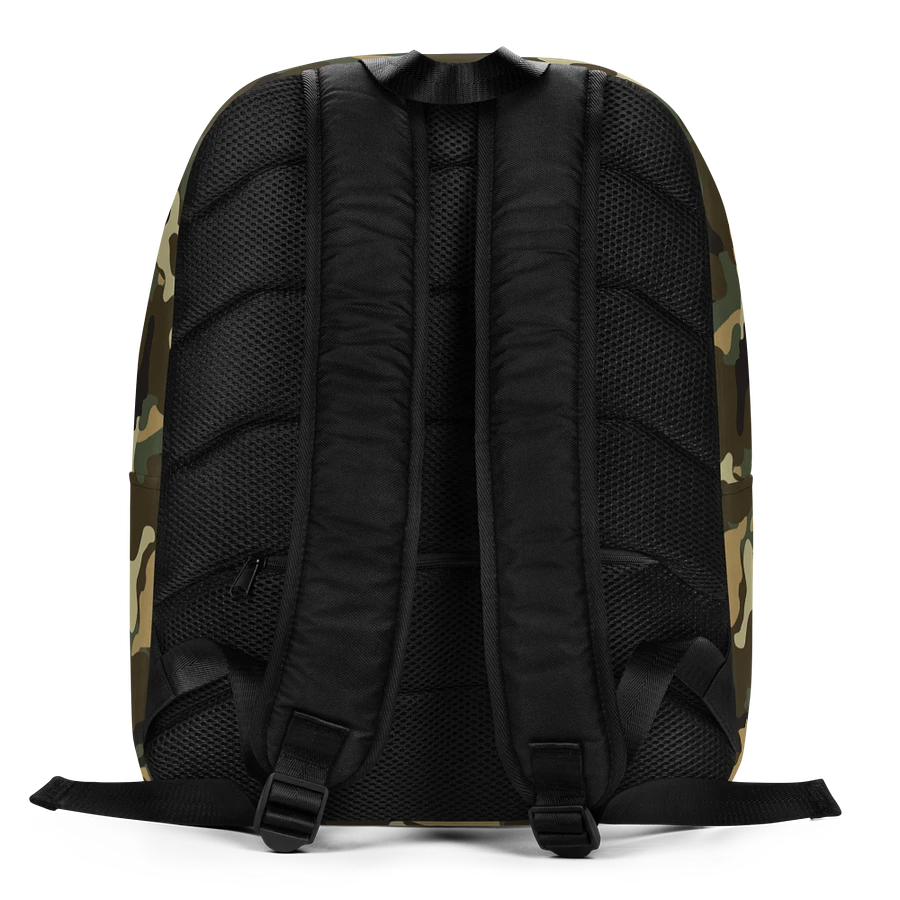 Military Green Camouflage All-Over Print Minimalist Backpack product image (3)