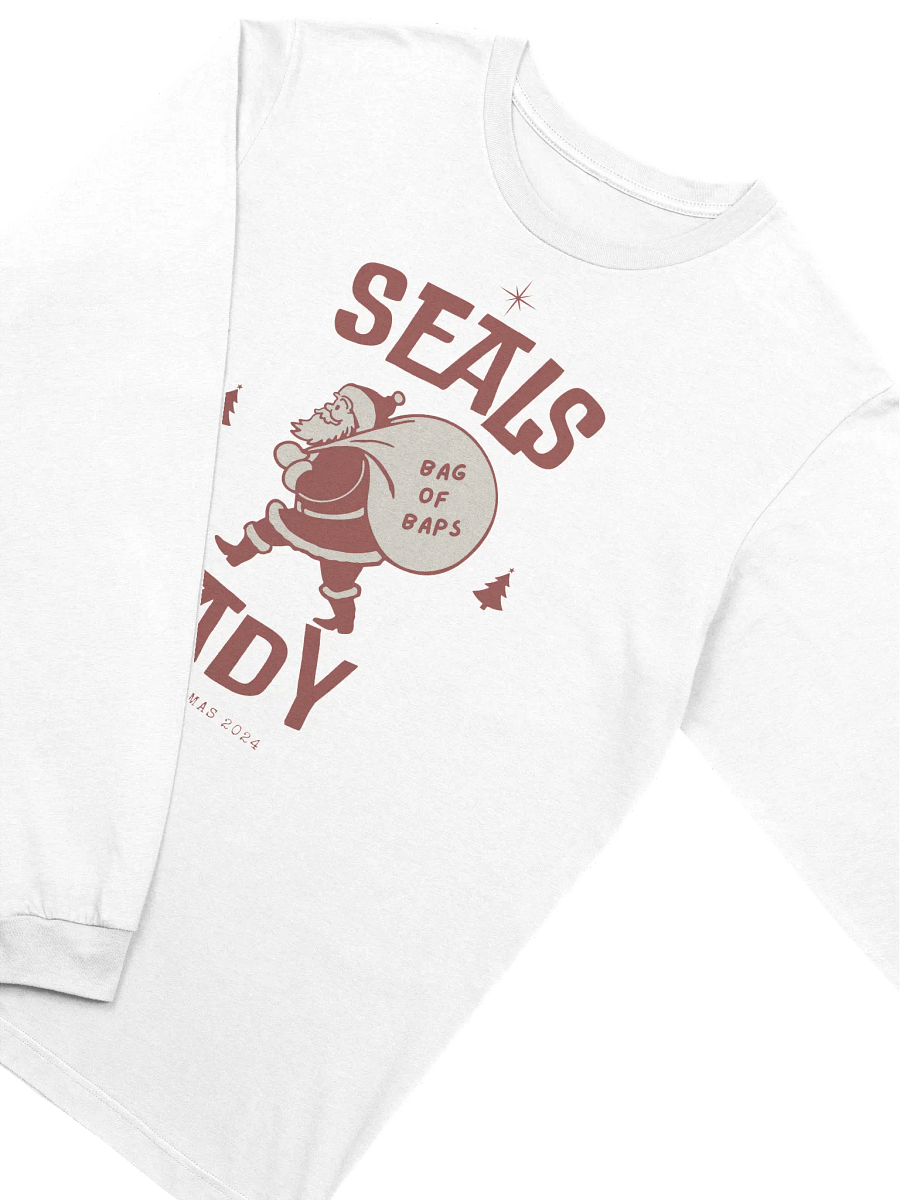 Santa's Bag of Baps - Red - Long Sleeve product image (3)