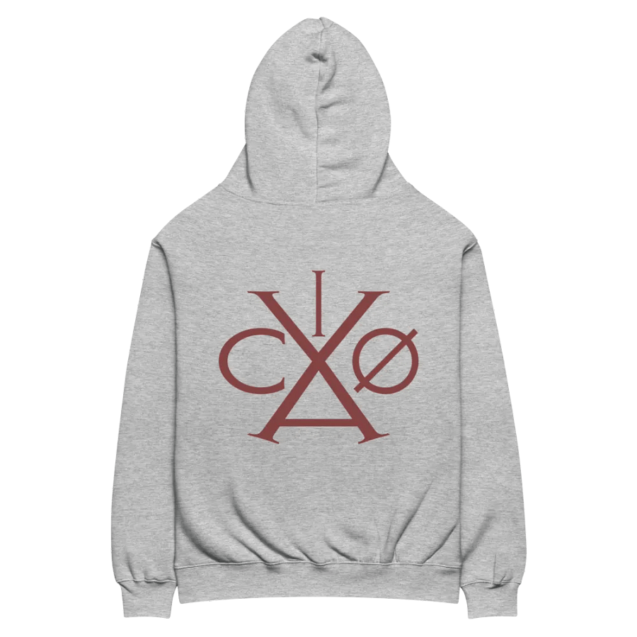 VACIO Logo Relaxed Fit Hoodie (RED) product image (4)