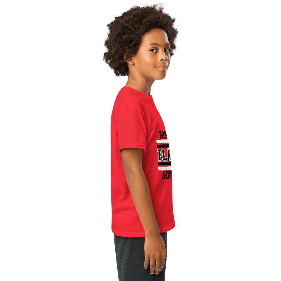 Youth Brockton Blazers Softball Tee - Red product image (3)