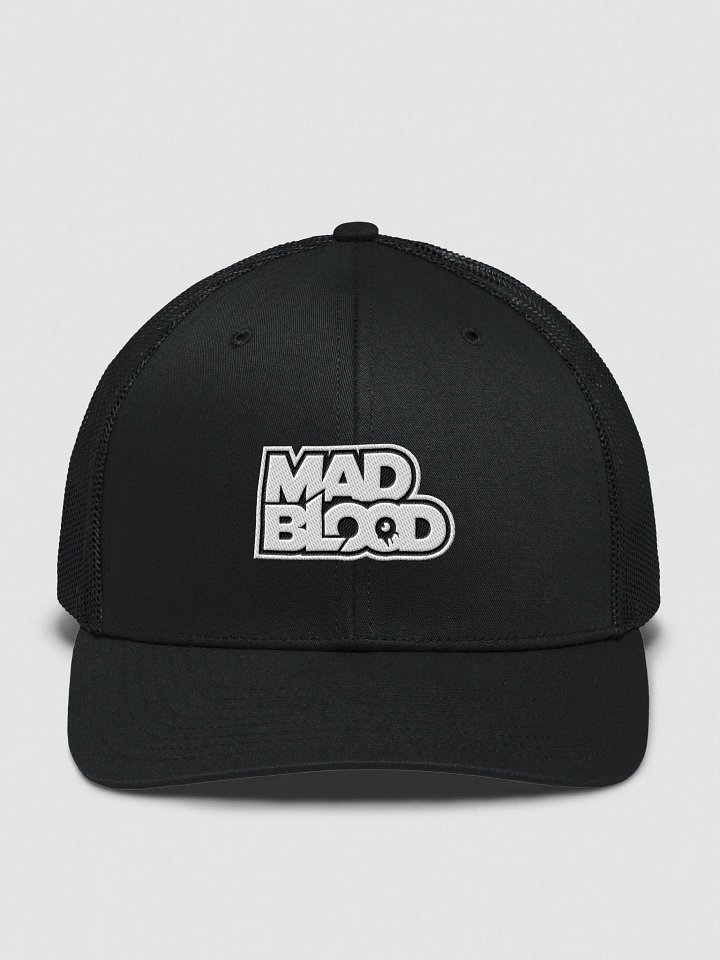 Mad Blood Logo B & W Snapback Hat product image (1)